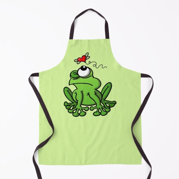 Item preview, Mischievous green frog chasing the mosquito of love designed and sold by Zoo-co.