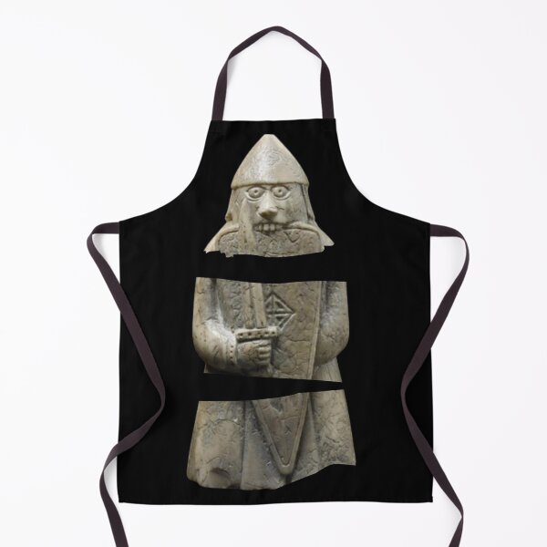 Item preview, Lewis Viking Chessmen - Shield-Biting Berserker, Slashed Design designed and sold by Orkneyology.