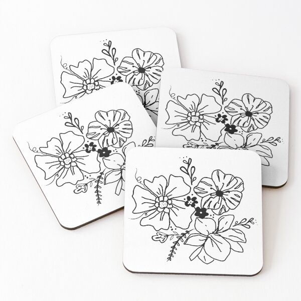 Item preview, Doodle Flowers designed and sold by HelloGrackle.
