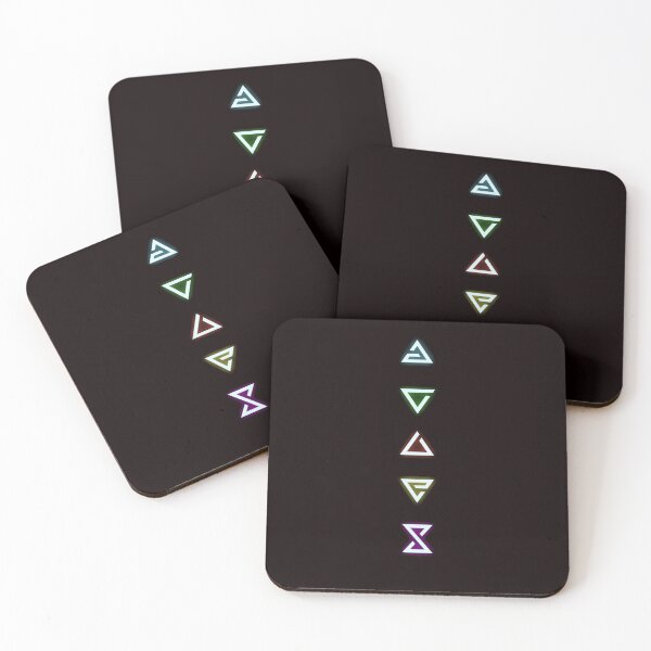 Witcher Magic Signs Coasters (Set of 4)