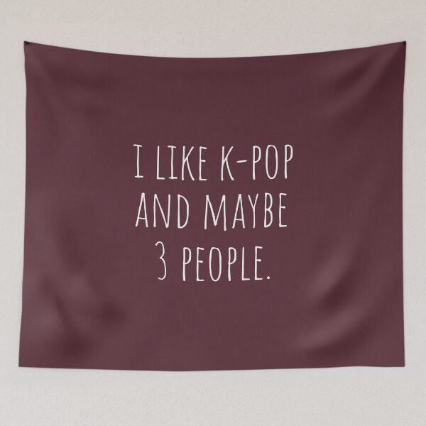 Item preview, I Like K-pop and Maybe 3 People designed and sold by cutetype.