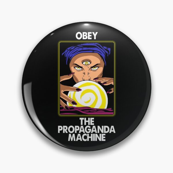 Item preview, Obey The Propaganda Machine – Crystal Ball Medium Consumerism Manipulation designed and sold by The Green Corner.