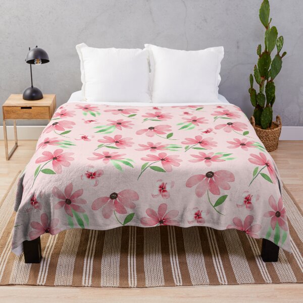 Item preview, Watercolor Pink Floral Pattern designed and sold by adortopia.