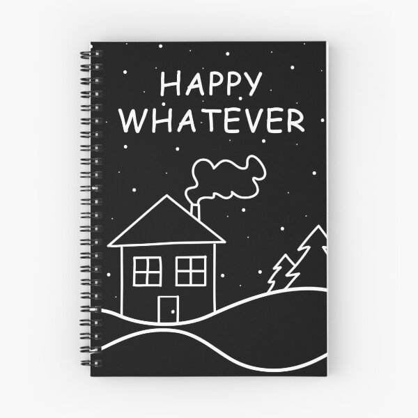 Item preview, HAPPY WHATEVER (Winter Scene) designed and sold by SarcasticWords.