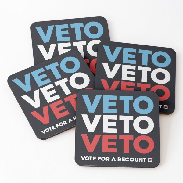 Item preview, 'Veto Veto Veto' Vote For A Recount designed and sold by David Speed Design.