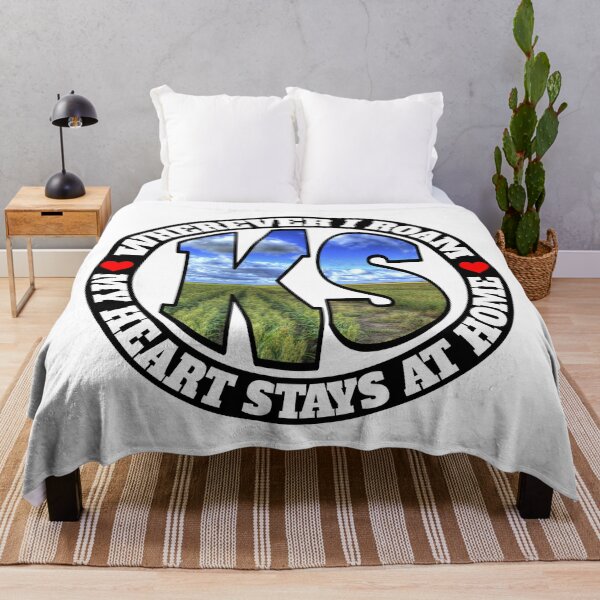 Item preview, Heart Stays Home - Kansas designed and sold by DonDota.