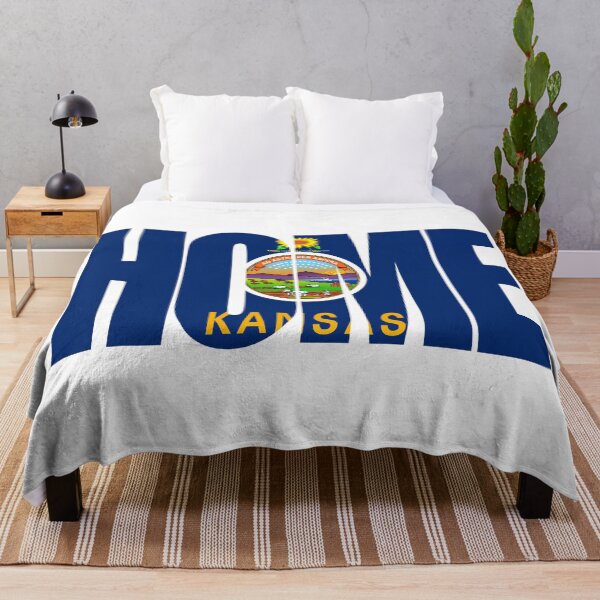 Item preview, Kansas Home - State Flag designed and sold by DonDota.