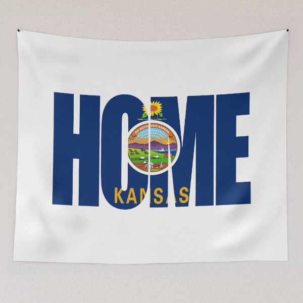 Item preview, Kansas Home - State Flag designed and sold by DonDota.