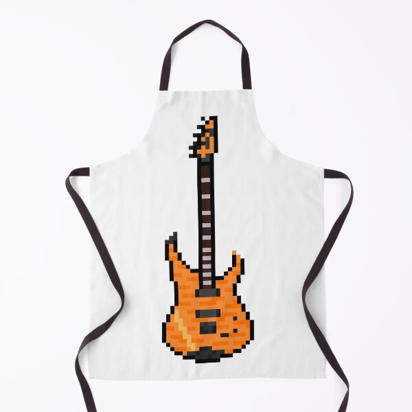 Item preview, Black Eyed Limp 7 String Pixel Style Guitar (Upright) designed and sold by gkillerb.