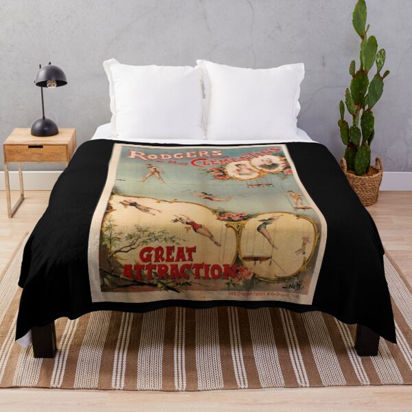 Item preview, retro rodgers et miss clementins great attraction designed and sold by CorasPosters.