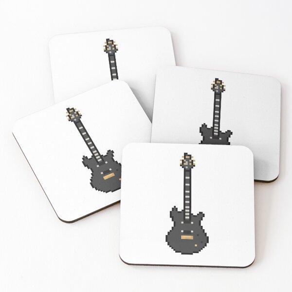 Item preview, Black Mine All Mine Pixel Style Guitar (Upright) designed and sold by gkillerb.