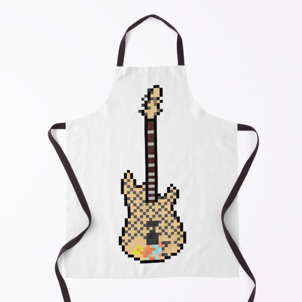 Item preview, Blue Dress Rampage Pixel Style Guitar (Upright) designed and sold by gkillerb.