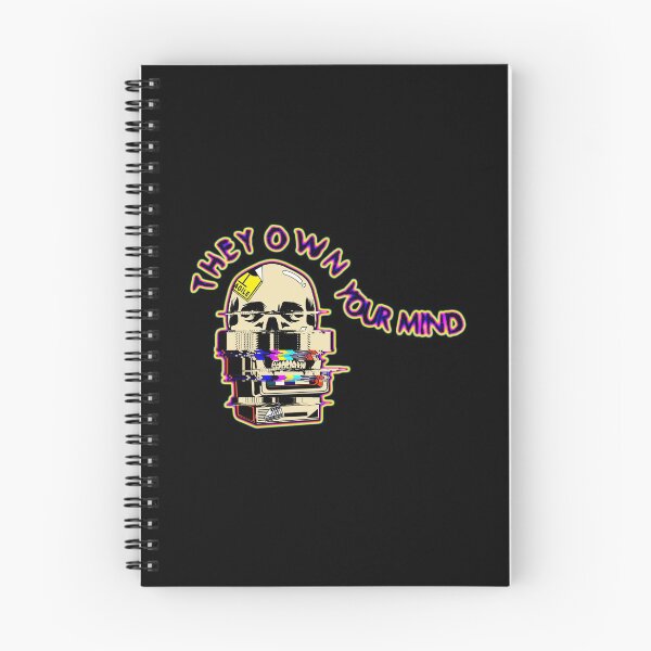 Item preview, They Own Your Mind – Mass Media Television Skull Manipulation Propaganda designed and sold by The Green Corner.