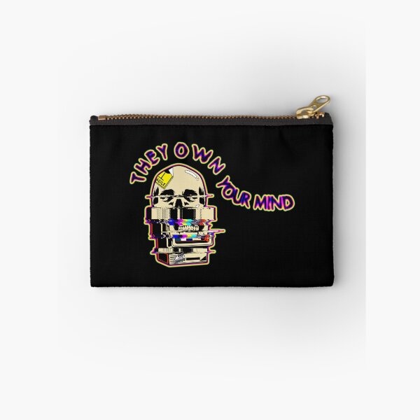 Item preview, They Own Your Mind – Mass Media Television Skull Manipulation Propaganda designed and sold by The Green Corner.