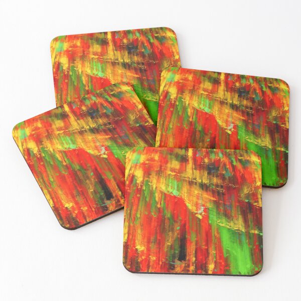 Item preview, ABSTRACT WITH RED AND GREEN designed and sold by EdwardMonet.