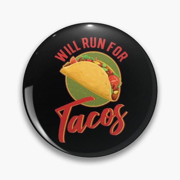 Item preview, Will Run For Tacos Funny Retro designed and sold by AnastasiaDesign.