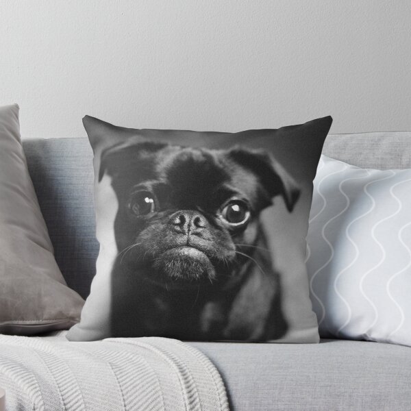 Item preview, Black and White Pug Canine Dog designed and sold by Alladin7.