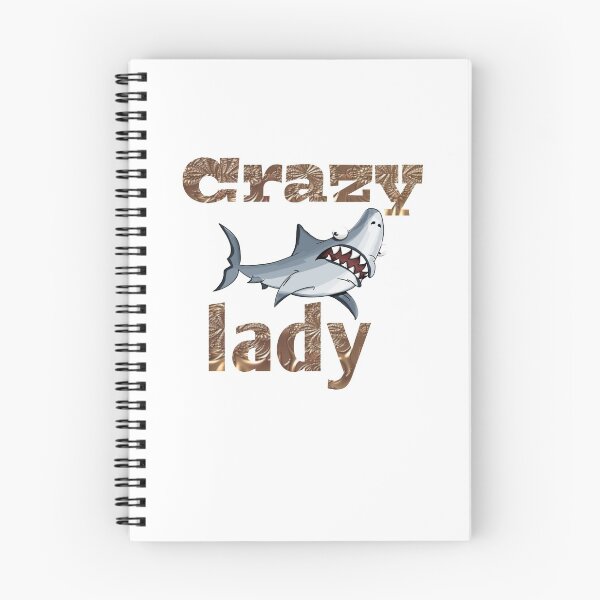 Item preview, Crazy shark lady designed and sold by Jain123.