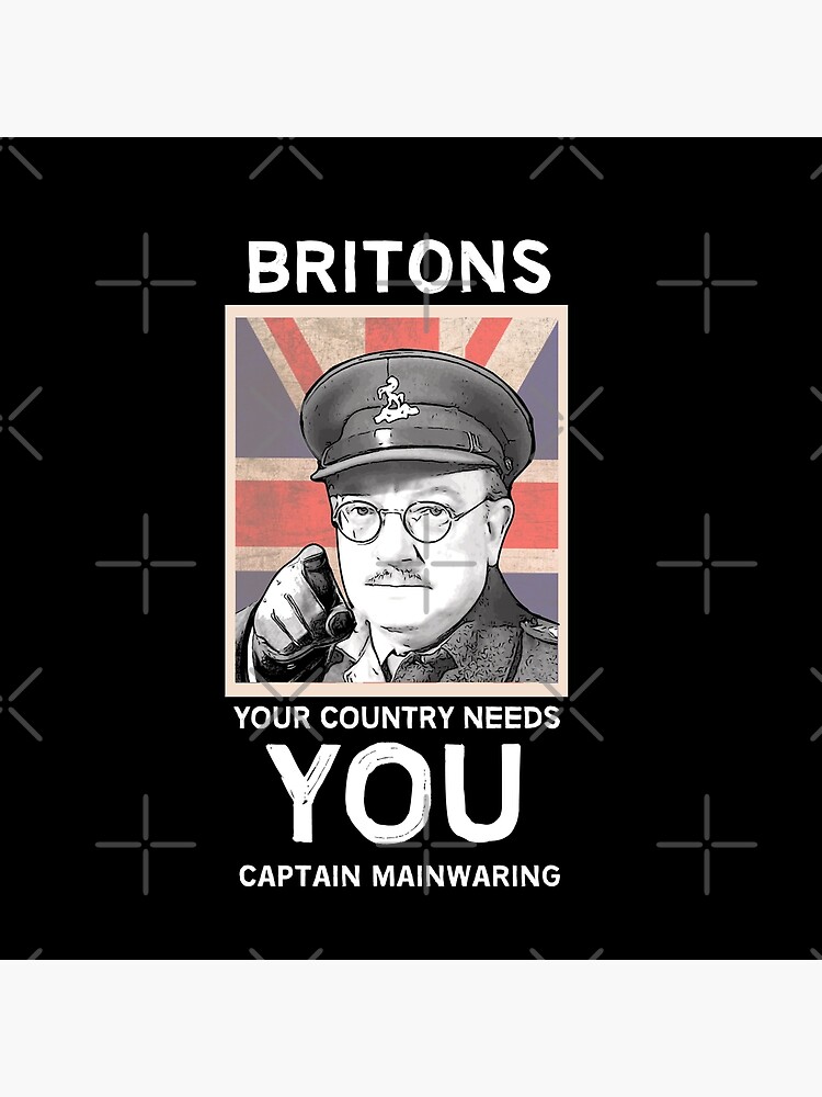 "Dad's Army - Captain Mainwaring Dorset UK- British Nostalgia - Dad's