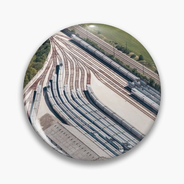 Item preview, Multiple high speed French TGV trains aerial view designed and sold by Grégory DUBUS.