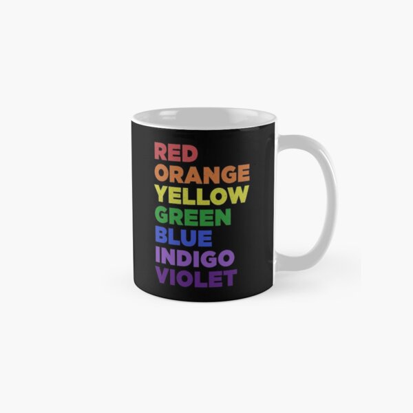 Color Theory Light Spectrum ROYGBIV All Colors Classic Mug