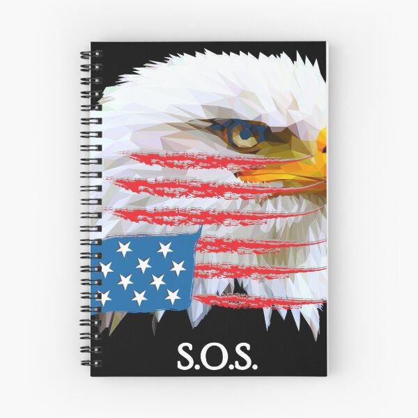 Item preview, American Bald Eagle - SOS - America in Crisis designed and sold by ittybittyowl.