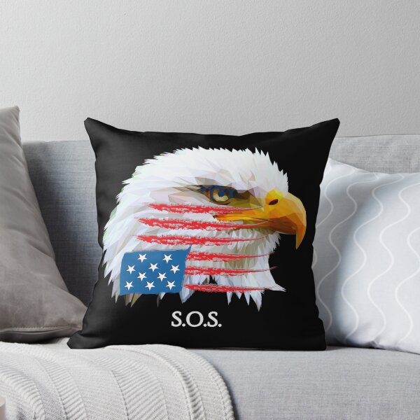 Item preview, American Bald Eagle - SOS - America in Crisis designed and sold by ittybittyowl.