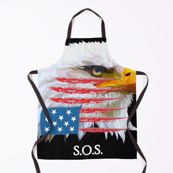 Item preview, American Bald Eagle - SOS - America in Crisis designed and sold by ittybittyowl.