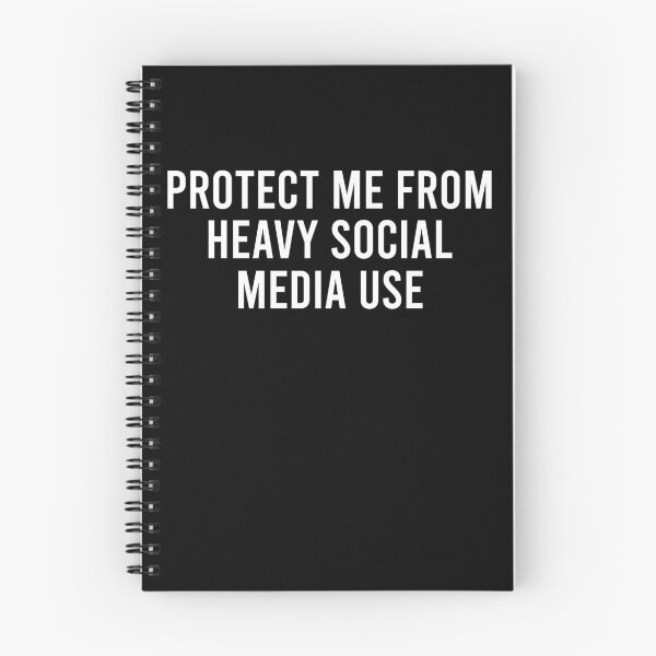 Item preview, Protect me from heavy social media use designed and sold by BrandyKrat.
