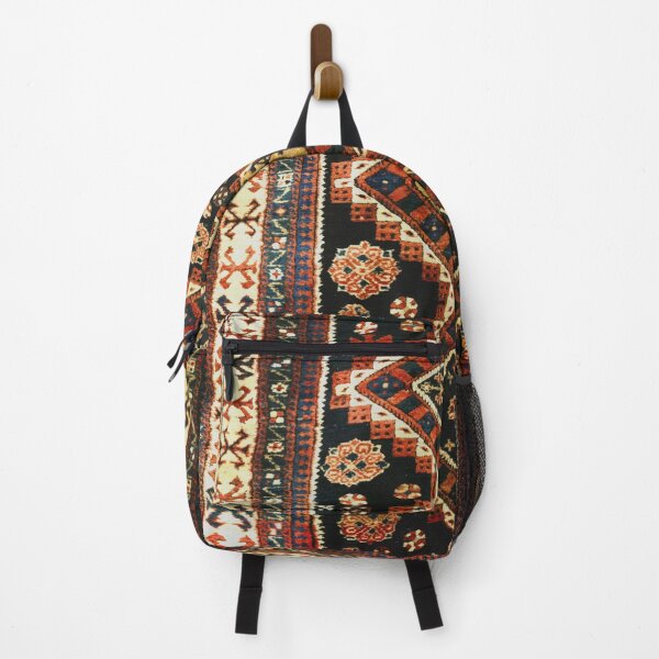 Item preview, Antique Kazak Tribal Rug Print designed and sold by Vicky Brago-Mitchell®.