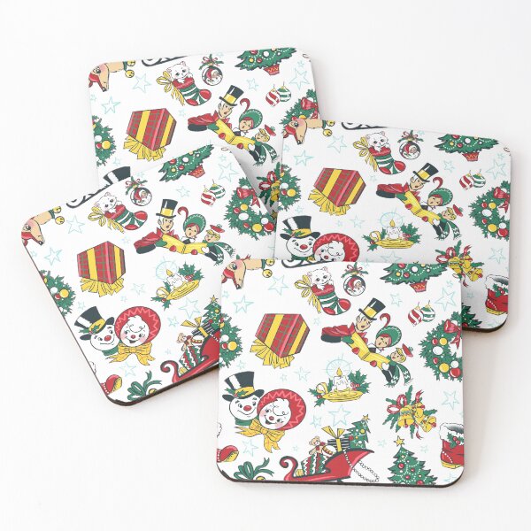 Item preview, Retro Christmas (WHITE) designed and sold by ArtSavanna.