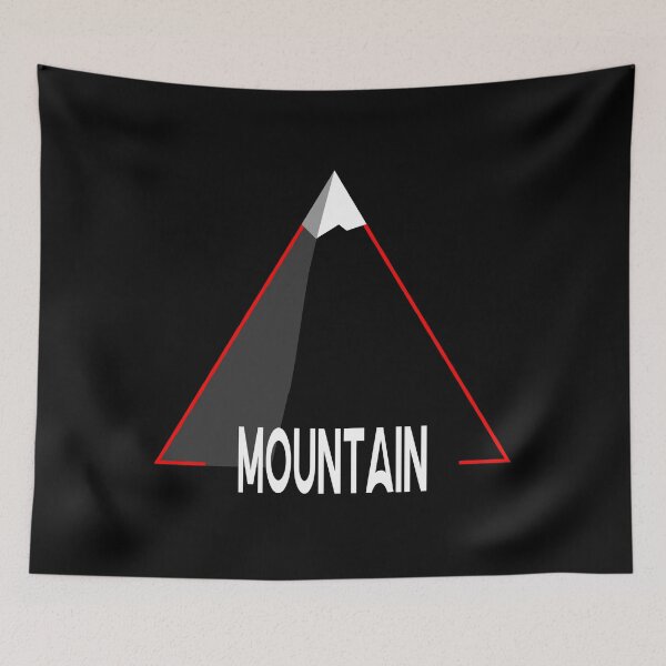 Item preview, One word, one illustration - MOUNTAIN designed and sold by Mickaël Plichard.