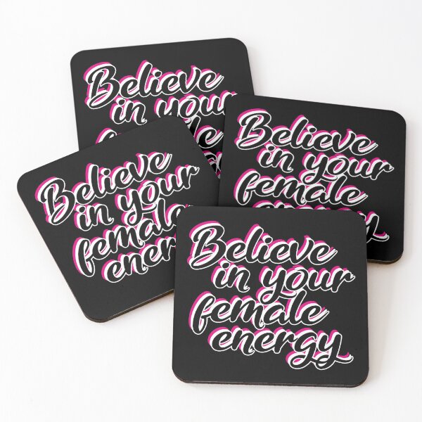 Item preview, Believe In Your Female Energy Essential Pink Shadow designed and sold by knapst.