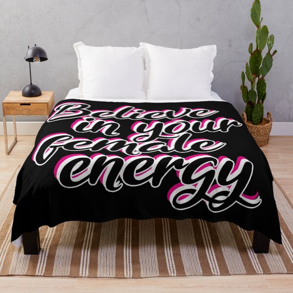 Item preview, Believe In Your Female Energy Essential Pink Shadow designed and sold by knapst.