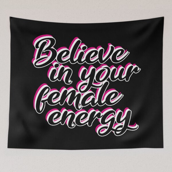 Item preview, Believe In Your Female Energy Essential Pink Shadow designed and sold by knapst.