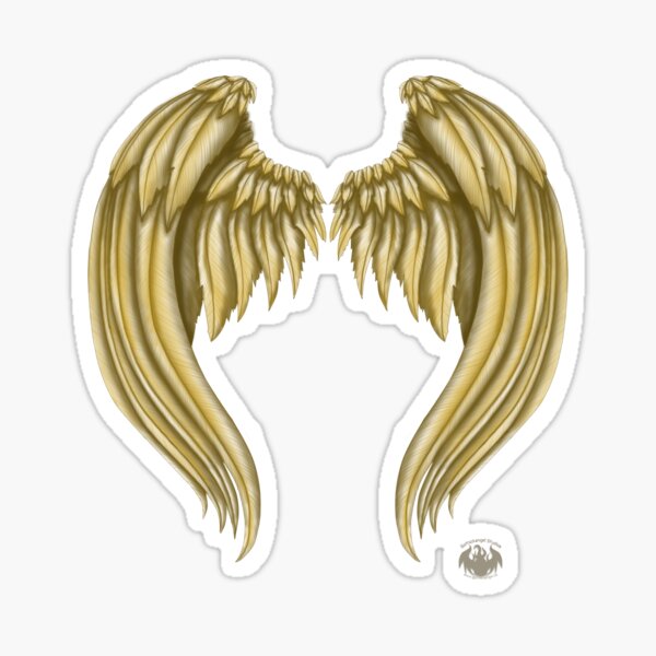 Wings of Balance; Gold Version Sticker