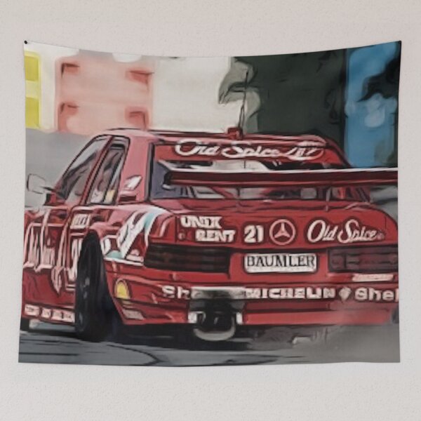 Item preview, Mercedes DTM Drift – German Touring Car Racing, Drift Action Motorsport Art, Performance Racing Poster designed and sold by Road To Track.
