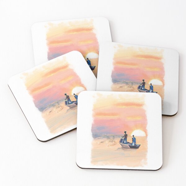 Item preview, Sunset Fishing Art designed and sold by From-ouda-space.