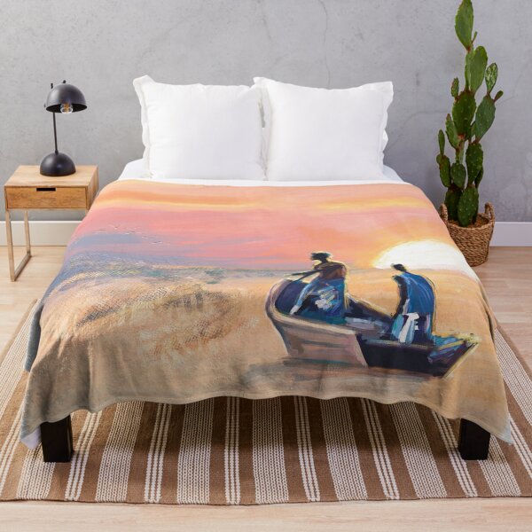 Item preview, Sunset Fishing Art designed and sold by From-ouda-space.