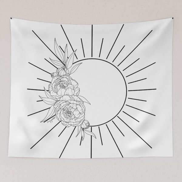Item preview, Floral Sun - Amy J Garbutt Designs designed and sold by Amy Jane Garbutt.