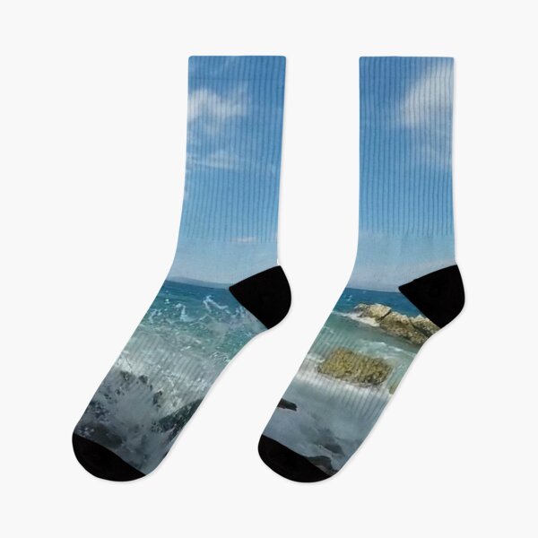 Item preview, Blue Ocean Waves - Splash Relaxing Beach Vista designed and sold by Rcasadesign.