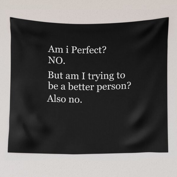 Item preview,  am i perfect no am i trying to be a better person also no designed and sold by IZ-STAR.