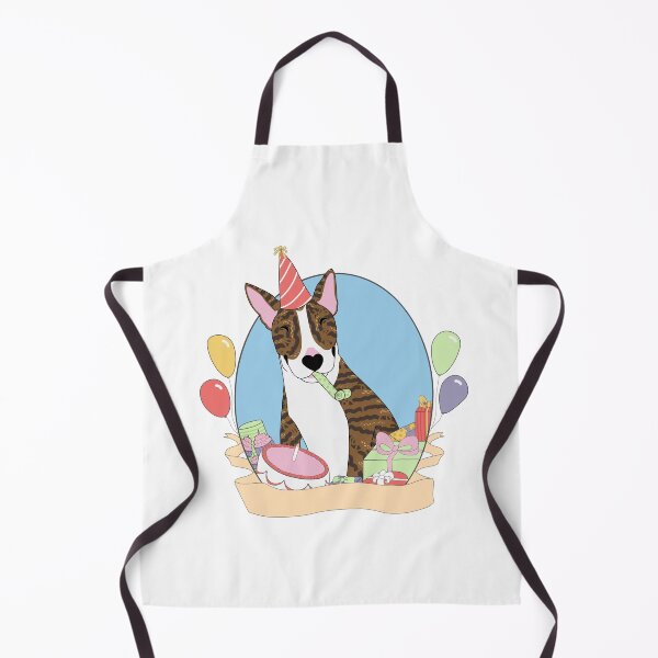 Item preview, Birthday Bull - Brindle & White designed and sold by Qtea.