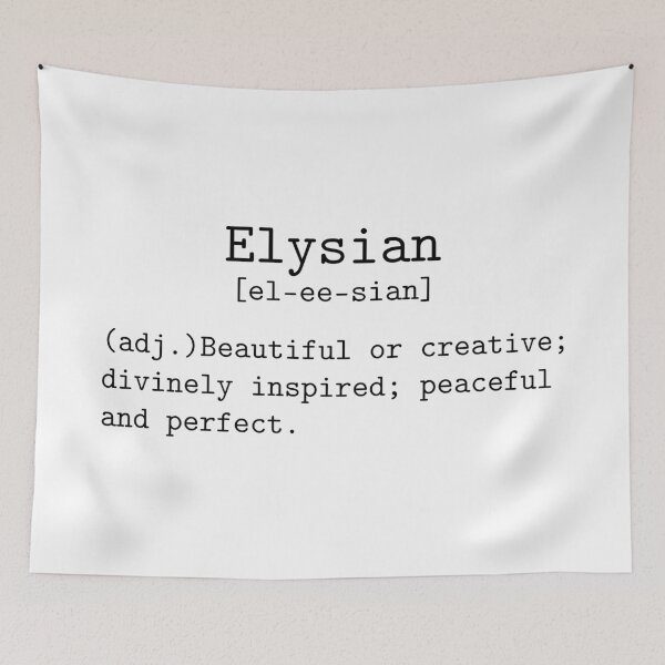 Item preview, Elysian - Beautiful Greek Word designed and sold by Zooone.