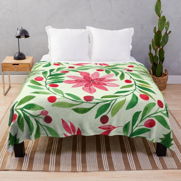 Item preview, Xmas Flower Pattern designed and sold by adortopia.