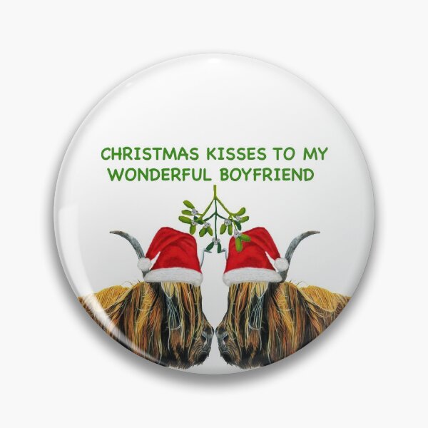 Item preview, Christmas Kisses to my wonderful boyfriend  designed and sold by IslesArt.