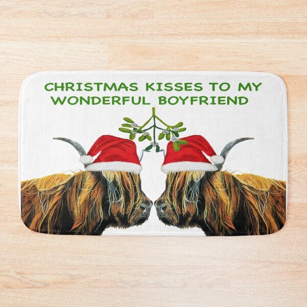 Item preview, Christmas Kisses to my wonderful boyfriend  designed and sold by IslesArt.
