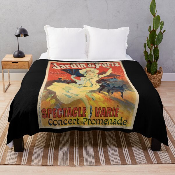 Item preview, retro jardin de paris spectacle varie concert promenade designed and sold by CorasPosters.