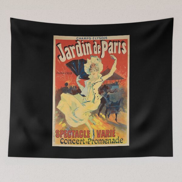 Item preview, retro jardin de paris spectacle varie concert promenade designed and sold by CorasPosters.