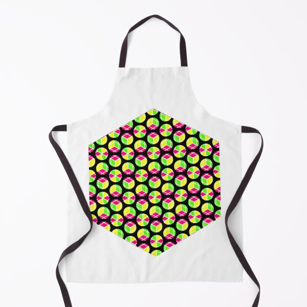 Item preview, About Four Hexagonal Rings of Cubey Dots designed and sold by weavernap.